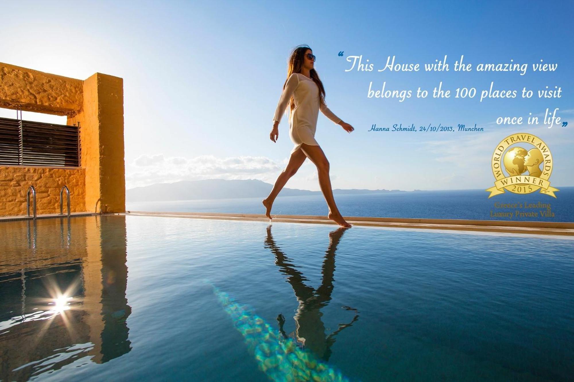 Beachfront Ravdoucha Epavlis Eleni Villa - Pool, Hot Tub, Gym, Sauna, Private Parking, Wifi La Canea Exterior foto